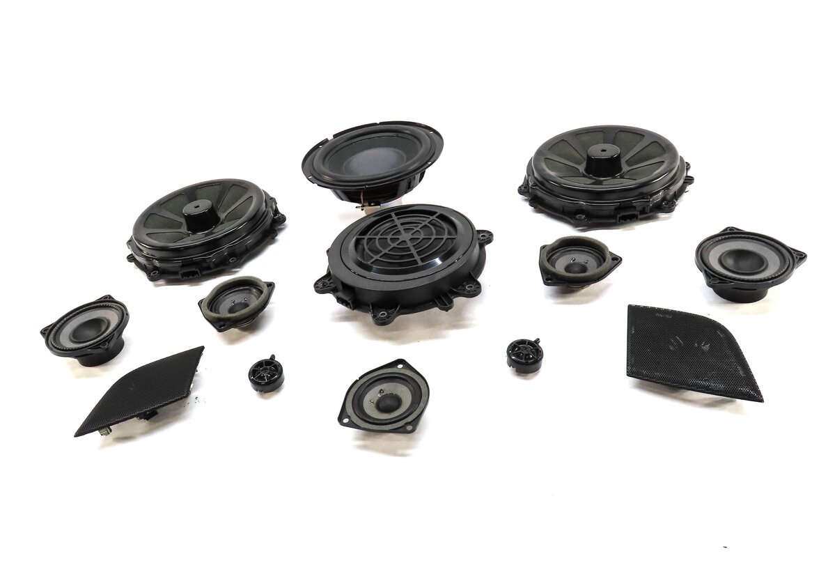 Thumbnail 2: 2012 PORSCHE PANAMERA 970 G1 FRONT REAR LEFT RIGHT DASH DOOR BOSE SPEAKER SET 13