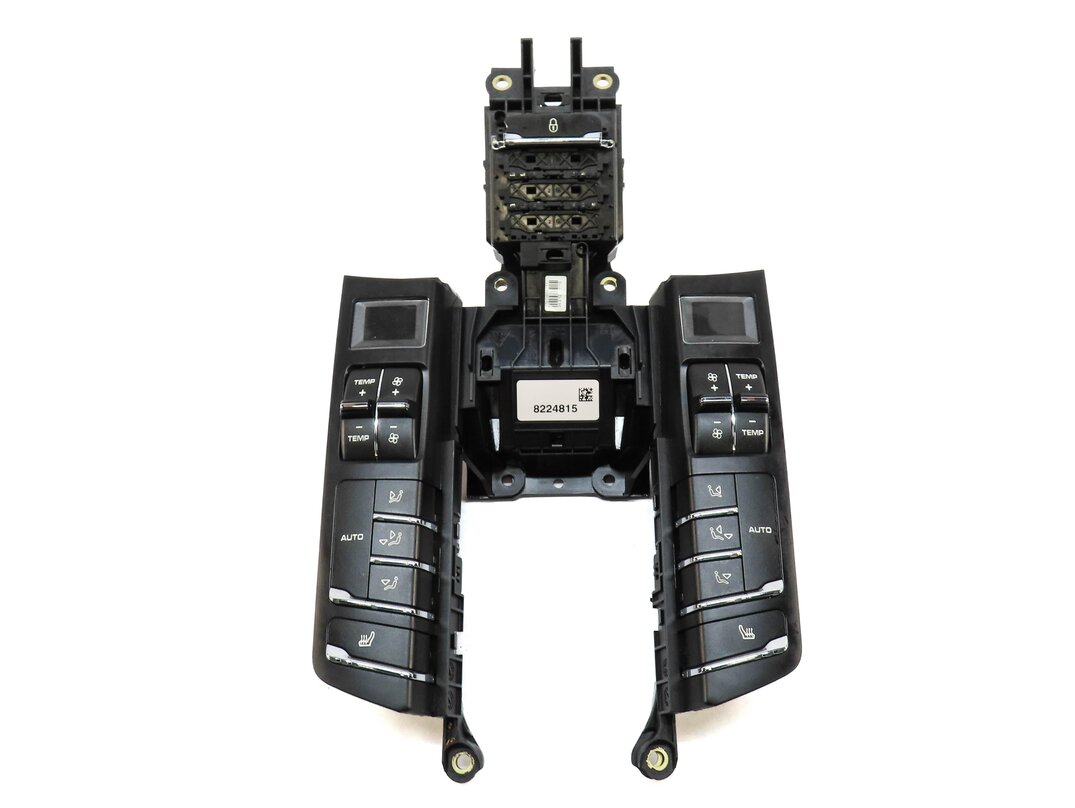 Thumbnail 3: 2012 PORSCHE PANAMERA (970 G1) REAR HVAC A/C HEATER CLIMATE CONTROL PANEL