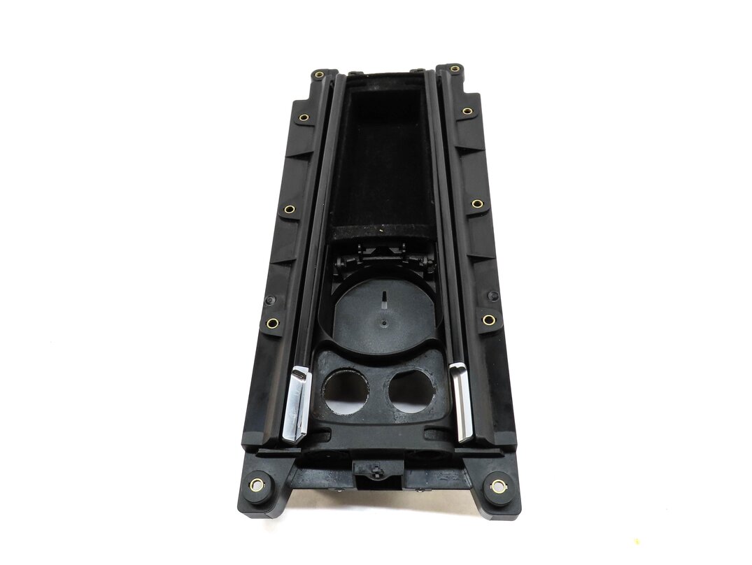 Thumbnail 5: 2012 PORSCHE PANAMERA 970 G1 REAR CENTER CONSOLE STORAGE BIN CUP HOLDER (BLACK)