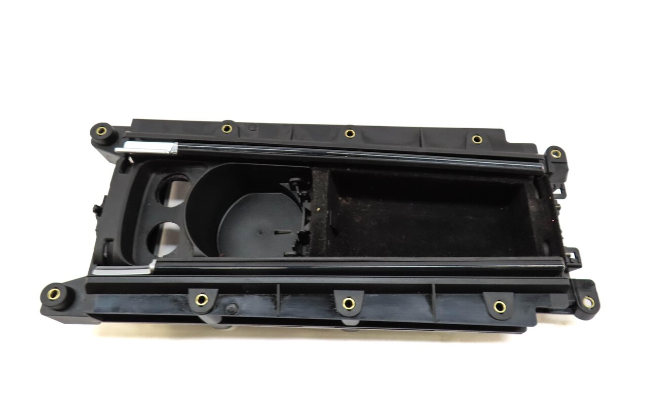 Thumbnail 6: 2012 PORSCHE PANAMERA 970 G1 REAR CENTER CONSOLE STORAGE BIN CUP HOLDER (BLACK)