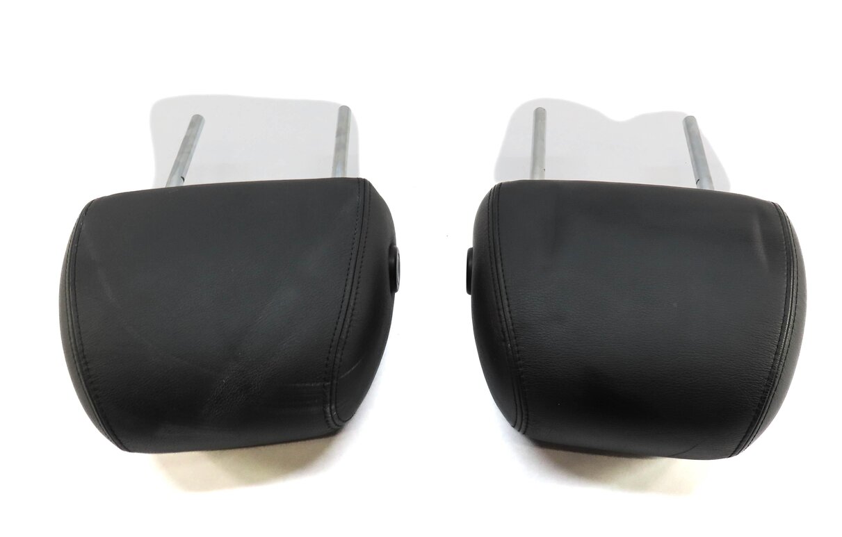 Thumbnail 4: 2003-2004 PORSCHE CAYENNE (955) FRONT LEFT & RIGHT SEAT HEADREST SET-2 (BLACK)