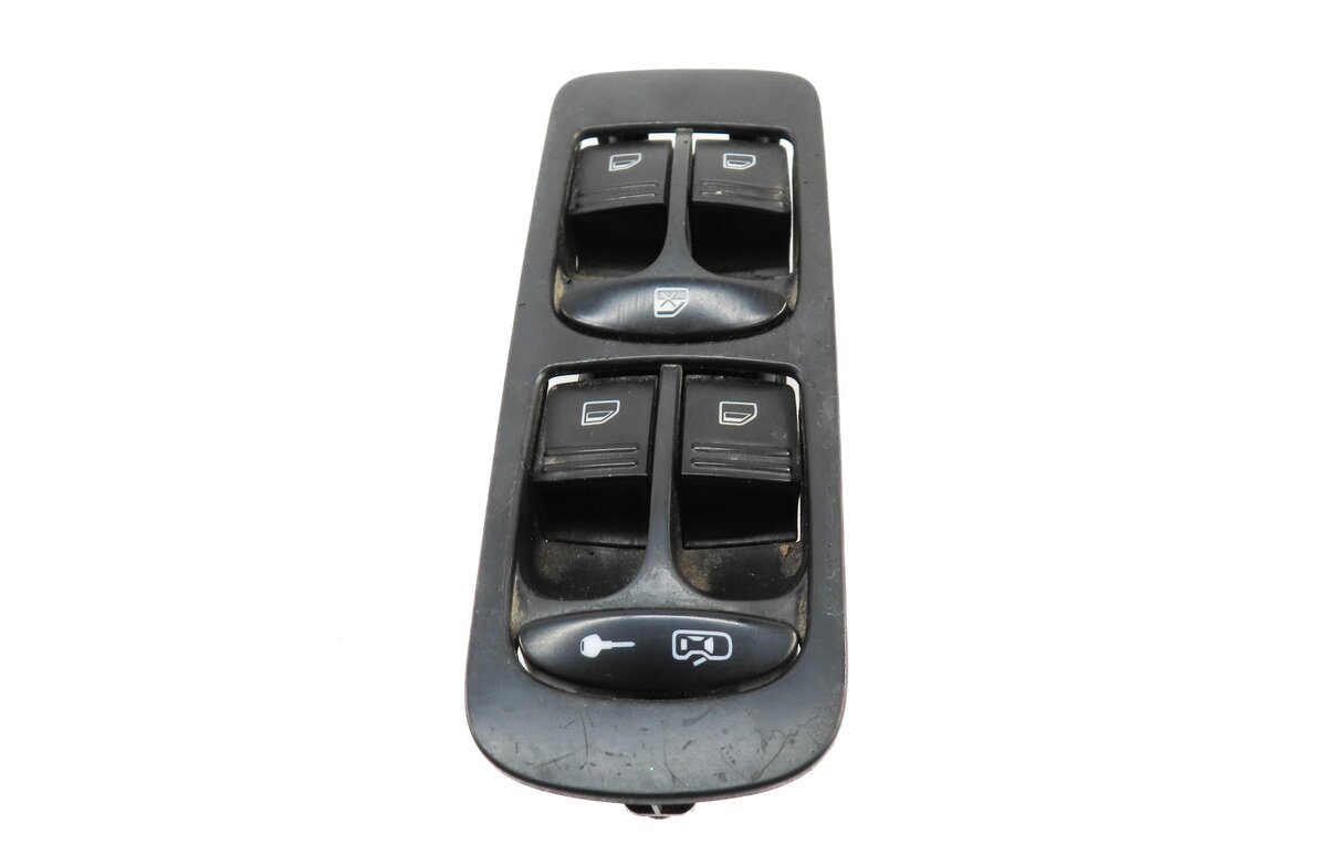 Thumbnail 3: 2003-2010 PORSCHE CAYENNE (955 957) LEFT FRONT DRIVER DOOR WINDOW SWITCH (BLACK)