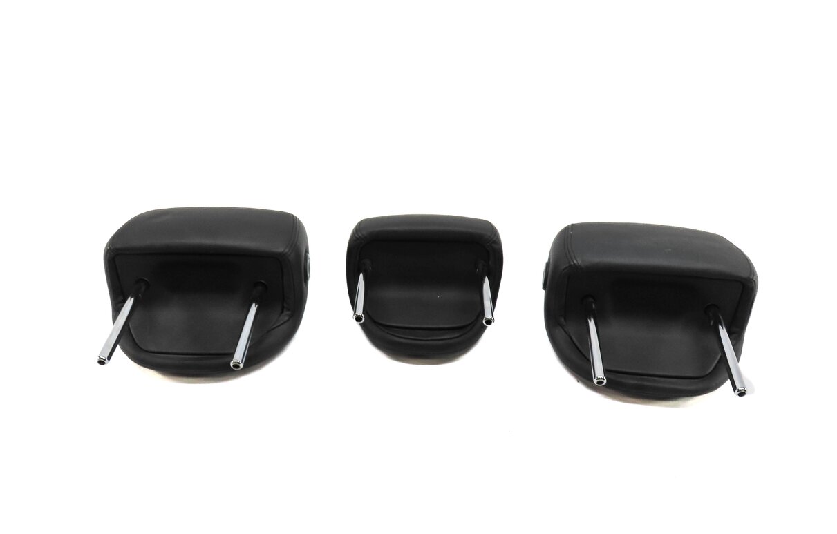 Thumbnail 5: 2003-2004 PORSCHE CAYENNE (955) REARLEFT CENTER RIGHT SEAT HEADREST SET (BLACK)