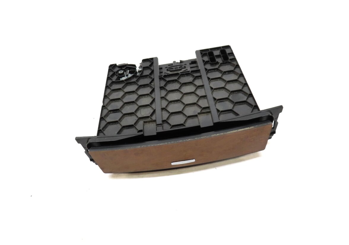 2009 MERCEDES GL450 (X164) FRONT DASH POP OUT STORAGE TRAY w/ FINELINE WOOD TRIM