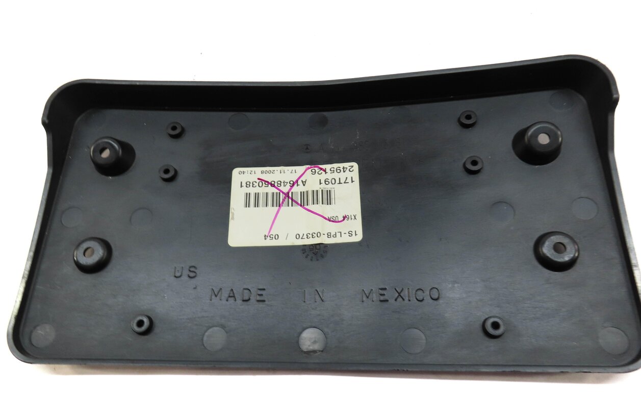 Thumbnail 4: 2009 MERCEDES GL450 (X164) FRONT LICENSE PLATE MOUNT BRACKET 1648850381