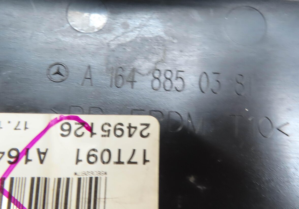 Thumbnail 5: 2009 MERCEDES GL450 (X164) FRONT LICENSE PLATE MOUNT BRACKET 1648850381