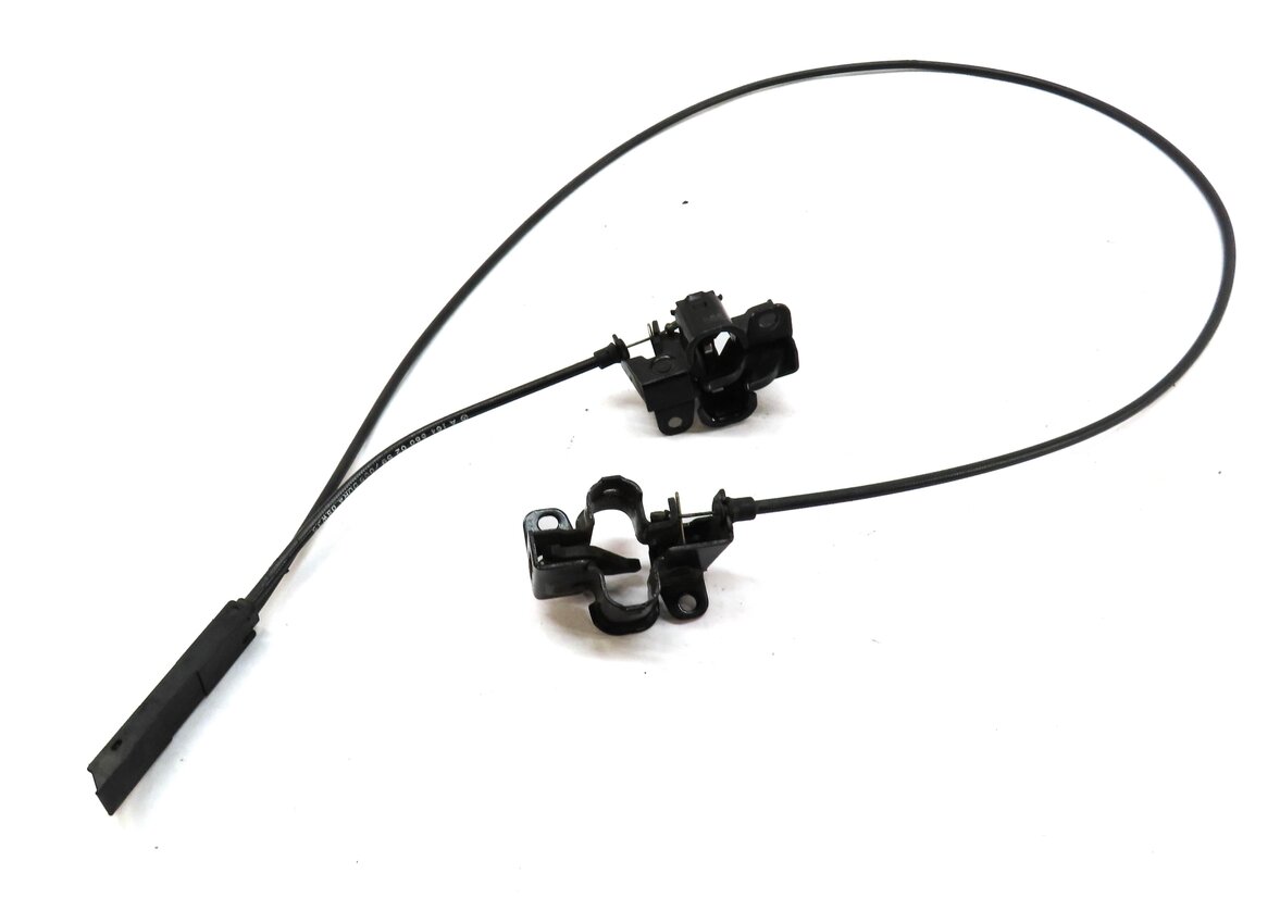 2009 MERCEDES GL450 (X164) LOWER HOOD LEFT & RIGHT HOOD LATCH SET 2 w/ CABLE