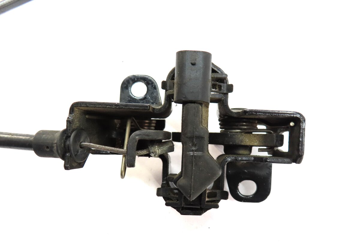 Thumbnail 6: 2009 MERCEDES GL450 (X164) LOWER HOOD LEFT & RIGHT HOOD LATCH SET 2 w/ CABLE