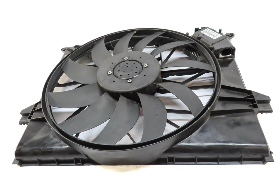 Thumbnail 2: 2007-2012 MERCEDES GL ML R CLASS (X164 W164 W251) RADIATOR COOLING FAN w/ SHROUD