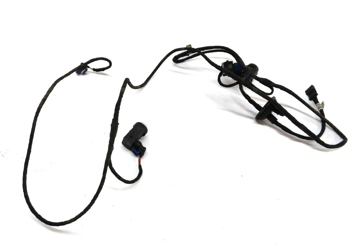 Thumbnail 3: 2009 MERCEDES GL450 X164 REAR PARK DISTANCE PDC SENSOR SET 3 w/ HARNESS (SILVER)