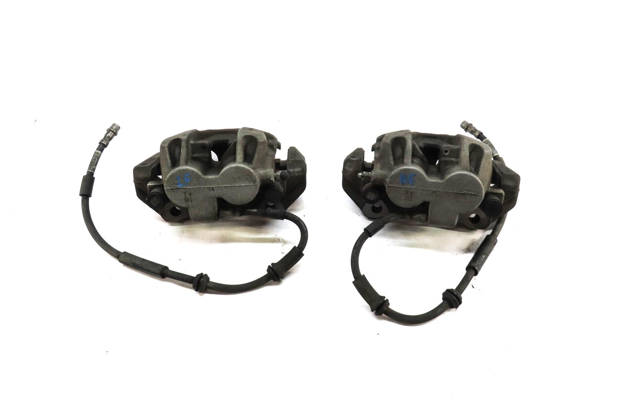 Thumbnail 3: 2012-2019 MERCEDES GL350 GL450 GLS350 ML350 (W166 X166) FRONT BRAKE CALIPER SET