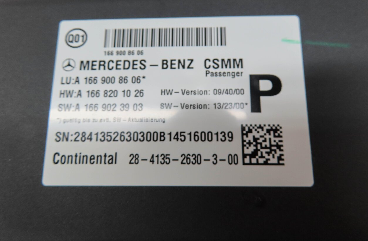 Thumbnail 5: 2014 MERCEDES ML350 (W166) FRONT RIGHT PASSENGER SEAT CONTROL MODULE