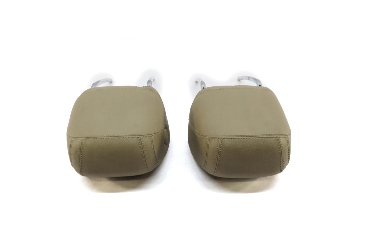 Thumbnail 4: 14-19 MERCEDES GL GLS ML CLASS W166 X166 FRONT LEFT & RIGHT HEADREST SET (BEIGE)