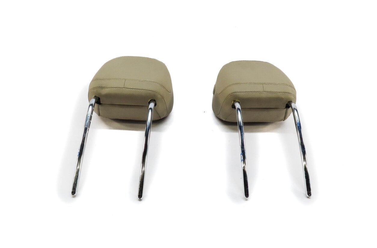 Thumbnail 5: 14-19 MERCEDES GL GLS ML CLASS W166 X166 FRONT LEFT & RIGHT HEADREST SET (BEIGE)