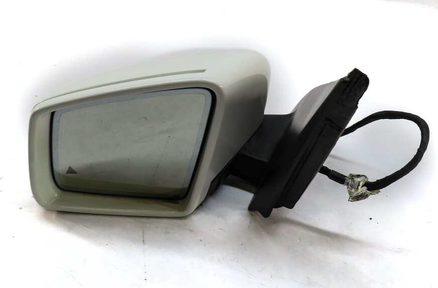 Thumbnail 2: 12-16 MERCEDES GL450 GL550 ML350 (W166 X166) LEFT BLIND SPOT MIRROR (WHITE 149U)