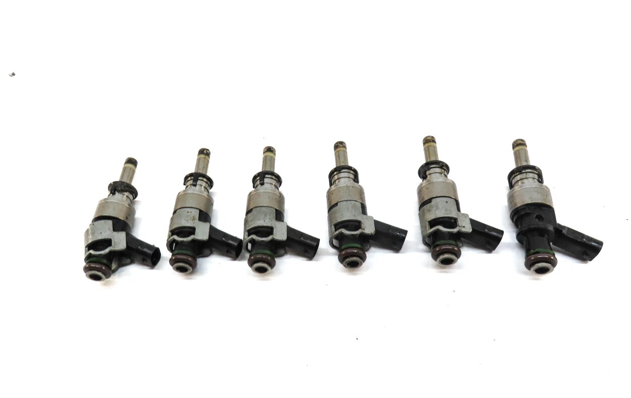 Thumbnail 2: 2011-2015 AUDI A6 A7 A8 Q5 Q7 S4 S5 (C7 D4 4L B8 8R 8T) 3.0L FUEL INJECTOR SET
