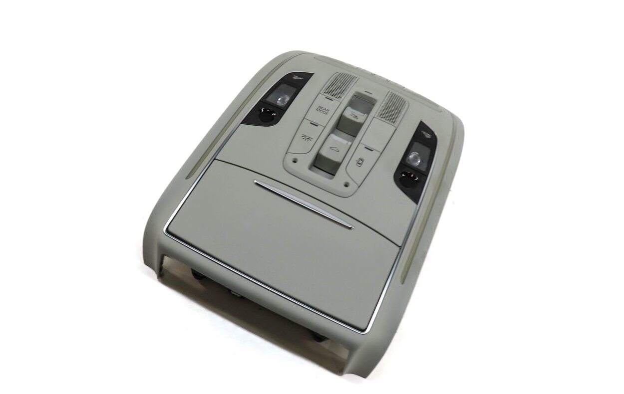 Thumbnail 2: 2014 AUDI A8 (D4 4H) FRONT DOMELIGHT INTERIOR MAP READING DOME LIGHT LAMP (GRAY)