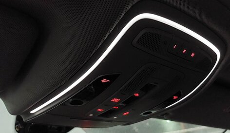 Thumbnail 9: 2014 AUDI A8 (D4 4H) FRONT DOMELIGHT INTERIOR MAP READING DOME LIGHT LAMP (GRAY)