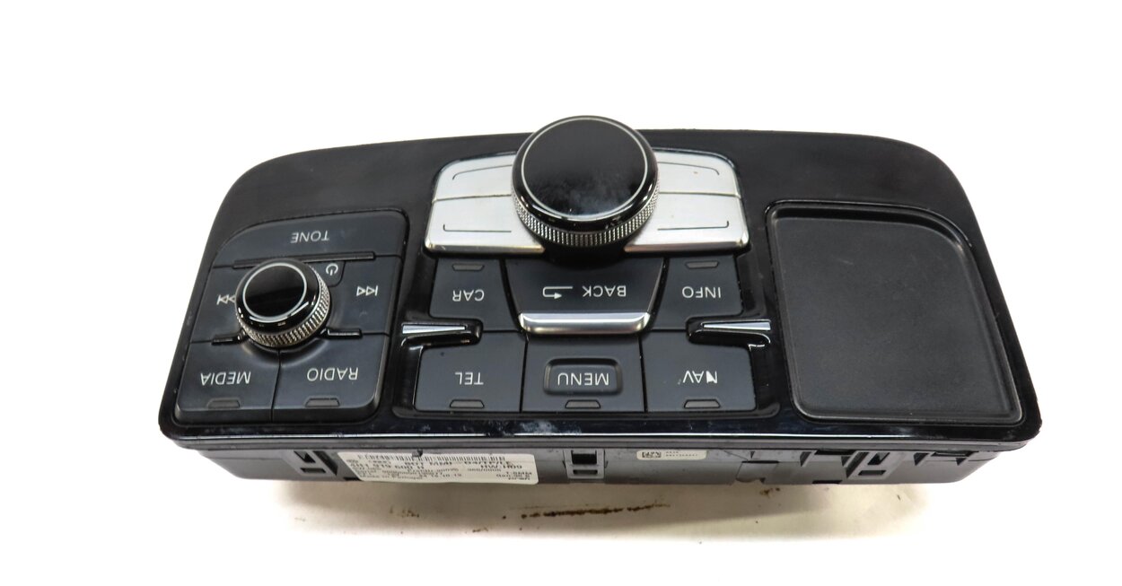Thumbnail 5: 11-18 AUDI A8 S8 (D4 4H) CENTER CONSOLE MMI NAVIGATION CONTROL SWITCH (OPT 8DY)