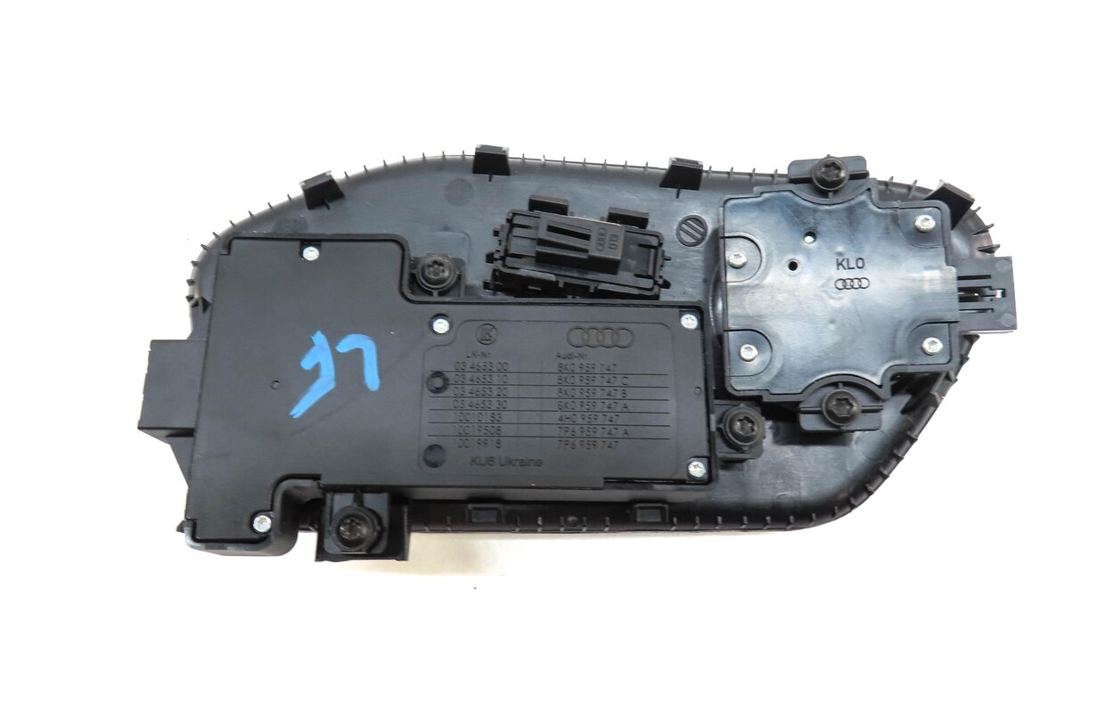 Thumbnail 4: 2014 AUDI A8 (D4 4H) FRONT LEFT DRIVER SEAT ADJUST ADJUSTMENT SWITCH w/ TRIM