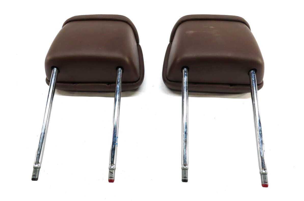 Thumbnail 5: 12-18 AUDI A8 S8 (D4 4H) FRONT LEFT & RIGHT SEAT HEADREST HEAD REST SET (BROWN)