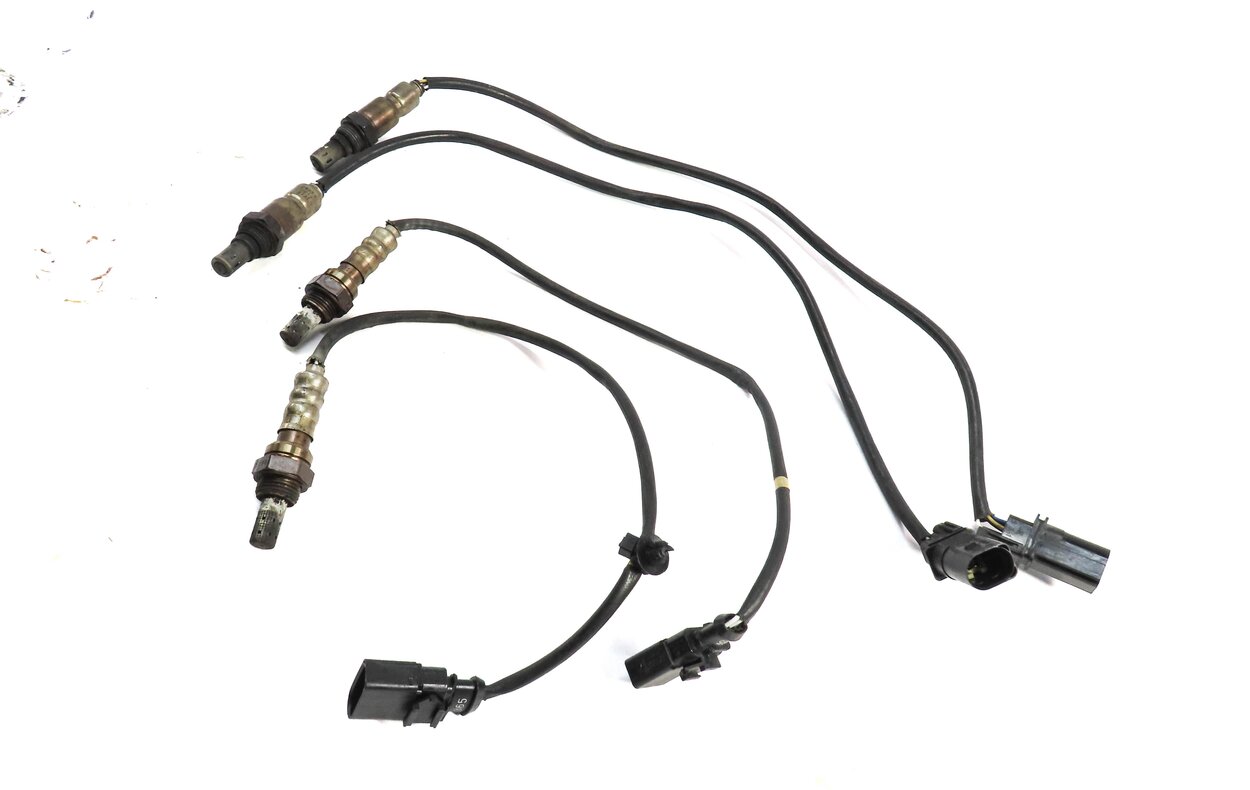 Thumbnail 3: 2014 AUDI A8 (D4 4H) 3.0L CTUB PRE POST CAT O2 OXYGEN LAMBDA PROBE SENSOR SET