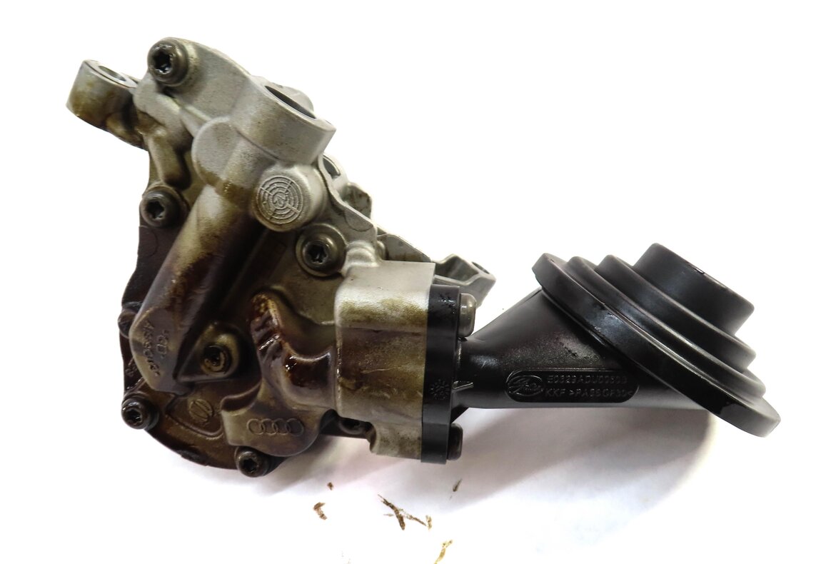 Thumbnail 5: 2014 AUDI A8 (D4 4H) 3.0L CTUB SUPERCHARGED ENGINE OIL PUMP w/ PICKUP & SHAFT
