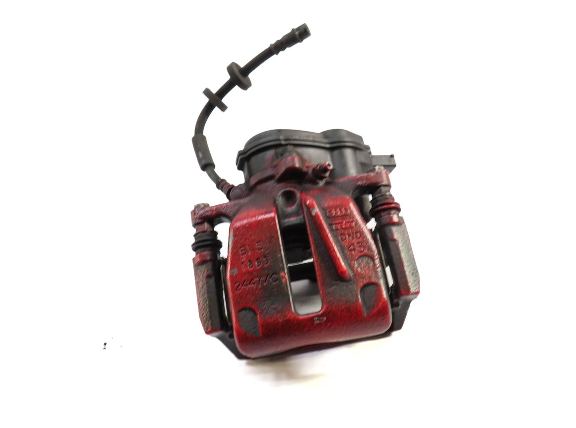 Thumbnail 1: 11-14 AUDI A8 (D4 4H) REAR LEFT DRIVER BRAKE CALIPER w/ ACTUATOR (12.992" ROTOR)