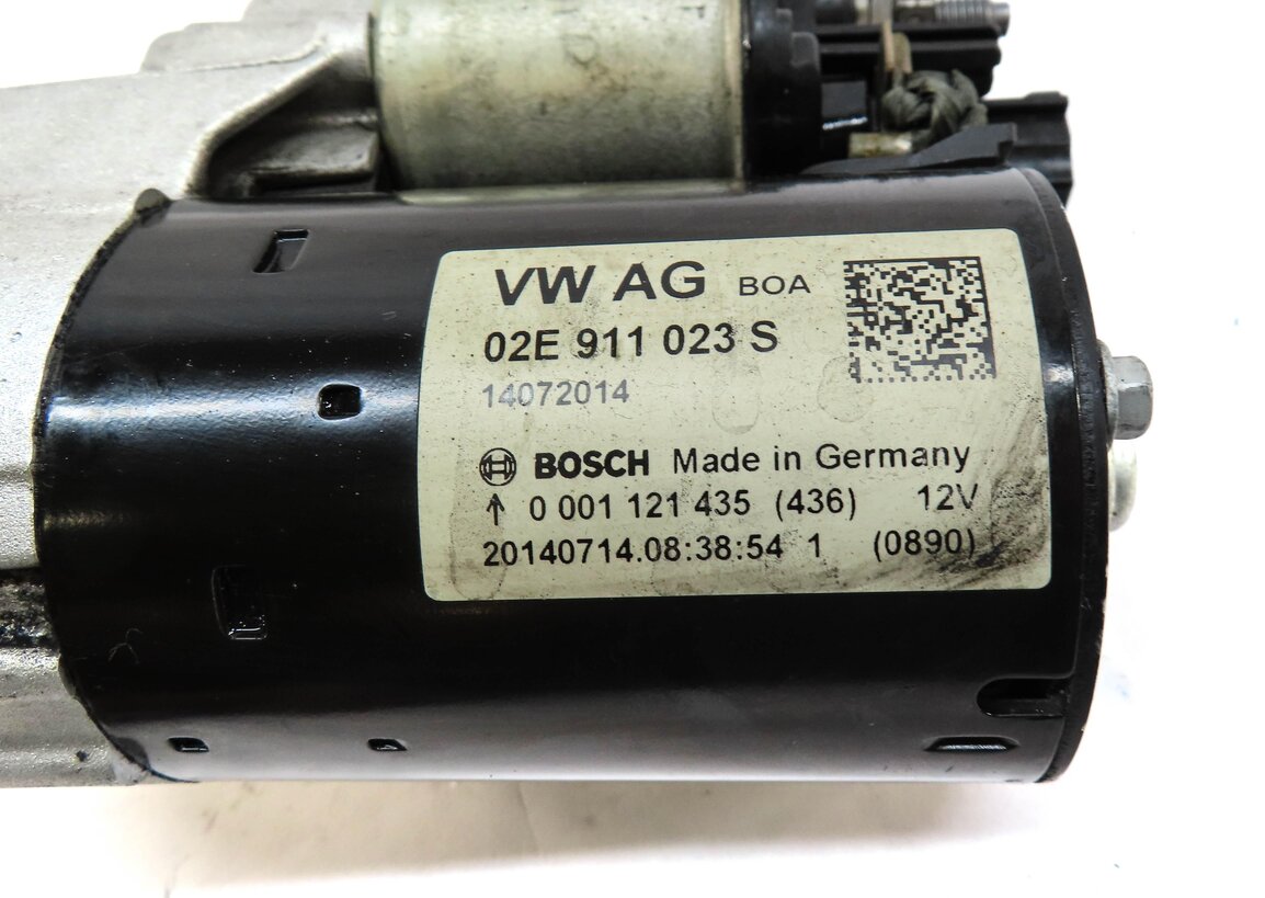 Thumbnail 5: 12-17 VW / AUDI A3 S3 TT (8V MK3) BEETLE GOLF JETTA 1.8T / 2.0T STARTER MOTOR