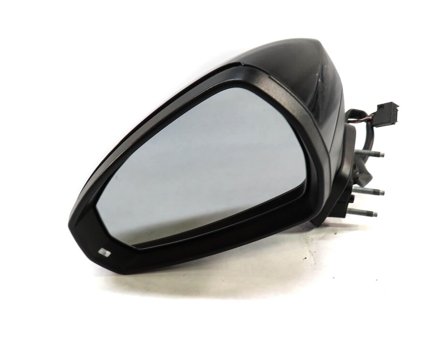2015-2018 AUDI A3 S3 (8V) DRIVER - MANUAL FOLD HEATED DOOR MIRROR (BLACK)