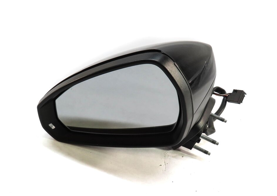 Thumbnail 2: 2015-2018 AUDI A3 S3 (8V) DRIVER - MANUAL FOLD HEATED DOOR MIRROR (BLACK)
