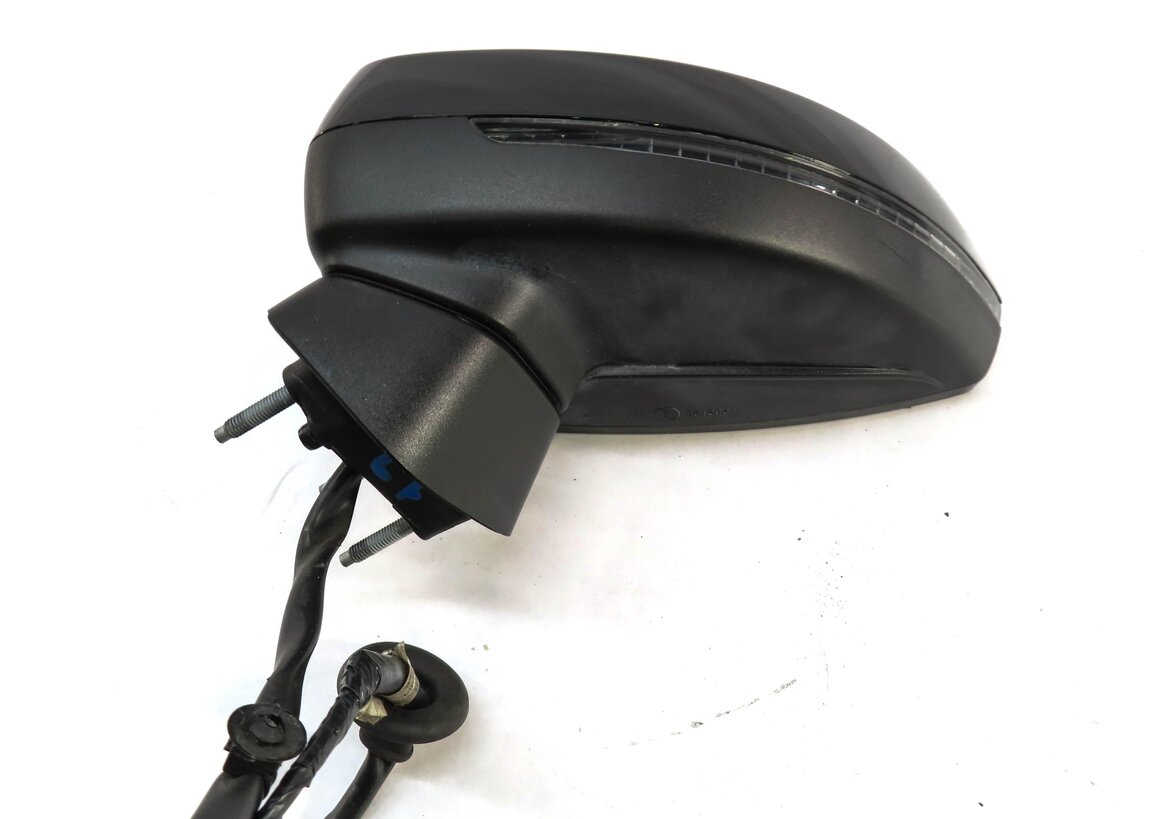 Thumbnail 4: 2015-2018 AUDI A3 S3 (8V) DRIVER - MANUAL FOLD HEATED DOOR MIRROR (BLACK)
