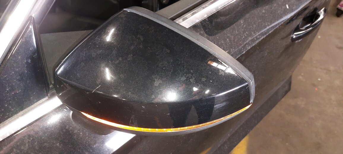 Thumbnail 6: 2015-2018 AUDI A3 S3 (8V) DRIVER - MANUAL FOLD HEATED DOOR MIRROR (BLACK)