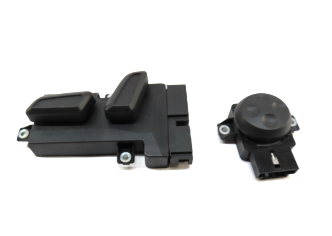 Thumbnail 2: 2015 AUDI A3 (8V) FRONT LEFT SEAT ADJUSTMENT ADJUST & LUMBAR SWITCH SET (BLACK)