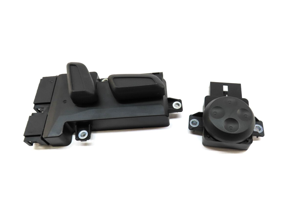 Thumbnail 2: 15 AUDI A3 8V FRONT RIGHT PASSENGER SEAT ADJUSTMENT ADJUST & LUMBAR SWITCH BLACK