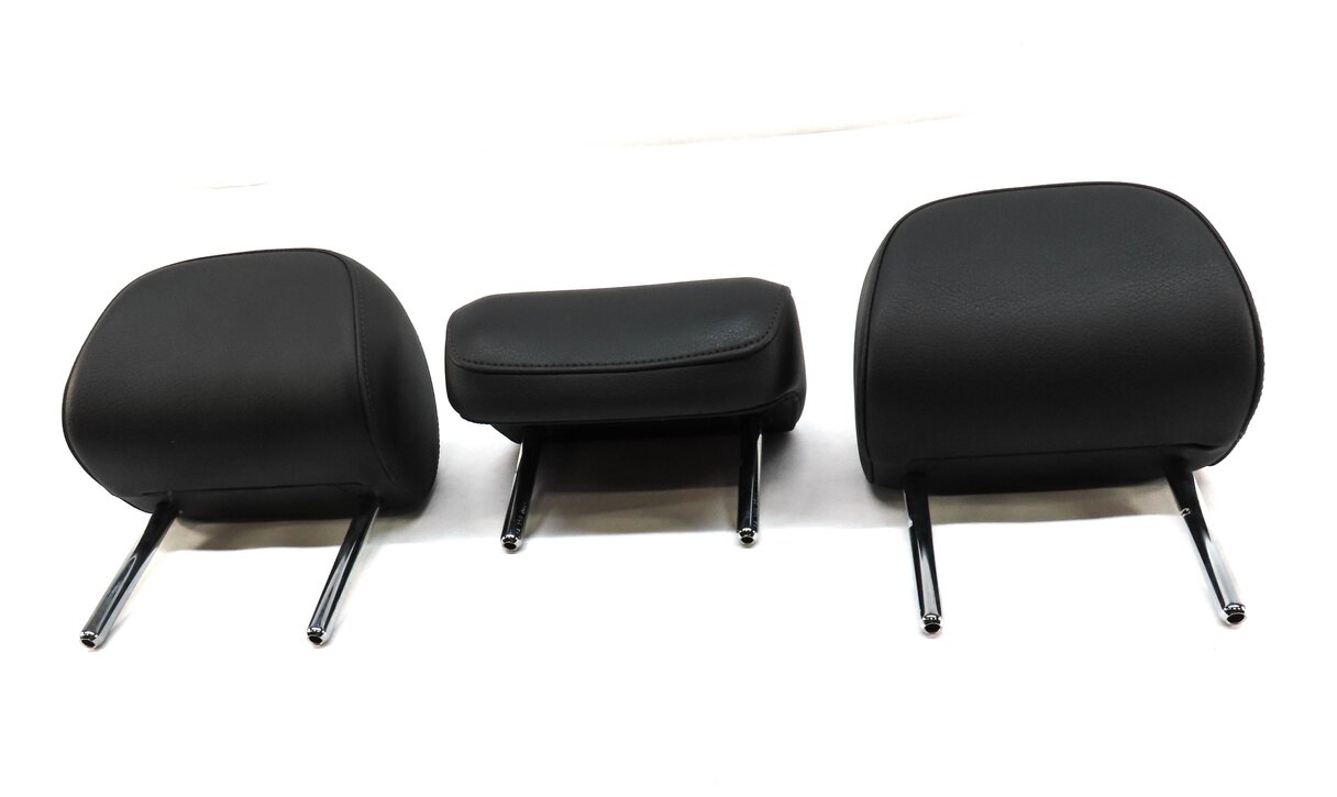 Thumbnail 2: 2015 AUDI A3 (8V) REAR LEFT RIGHT & CENTER SEAT HEADREST HEAD REST (BLACK FZ)