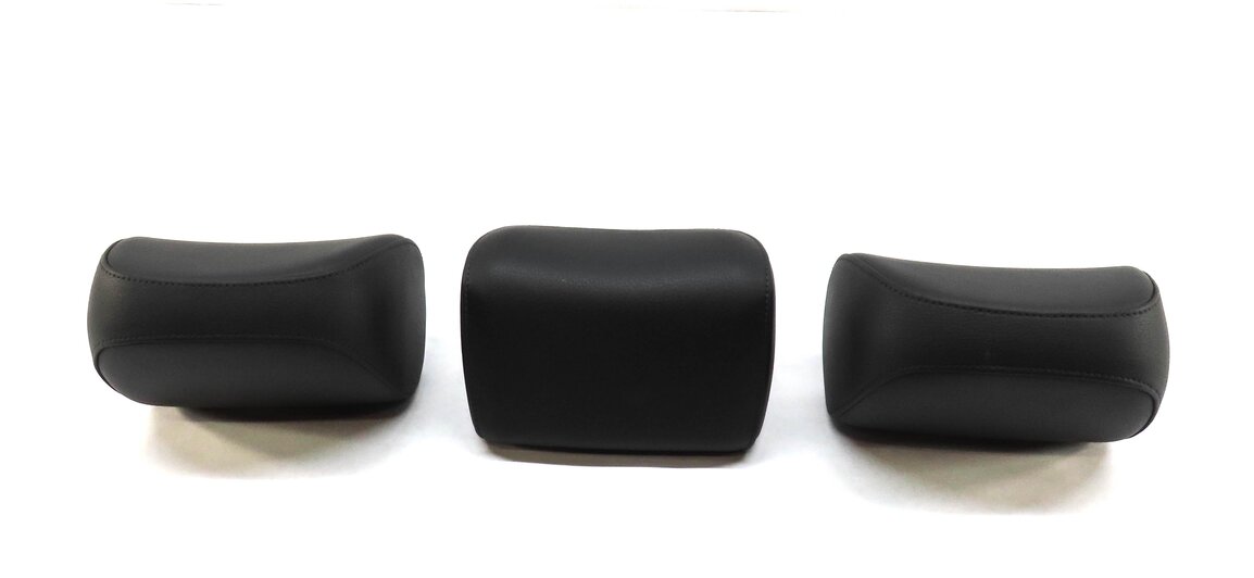 Thumbnail 3: 2015 AUDI A3 (8V) REAR LEFT RIGHT & CENTER SEAT HEADREST HEAD REST (BLACK FZ)