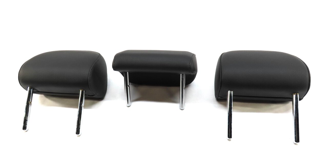 Thumbnail 5: 2015 AUDI A3 (8V) REAR LEFT RIGHT & CENTER SEAT HEADREST HEAD REST (BLACK FZ)