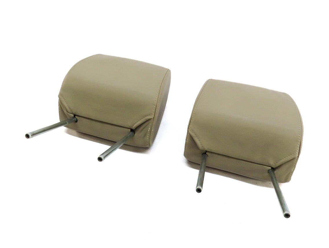 10-13 RANGE ROVER SPORT L320 FRONT DRIVER PASSENGER HEADREST (ALMOND BEIGE)