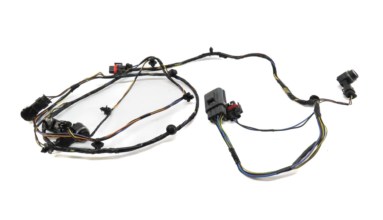 2012 RANGE ROVER SPORT (L320) REAR PARK DISTANCE PDC SENSOR SET4 BLACK & HARNESS