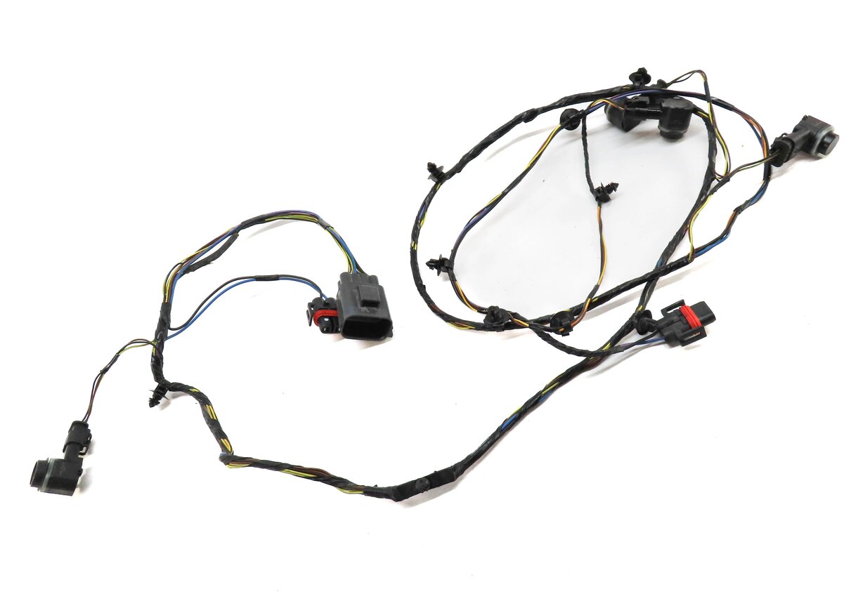 Thumbnail 2: 2012 RANGE ROVER SPORT (L320) REAR PARK DISTANCE PDC SENSOR SET4 BLACK & HARNESS