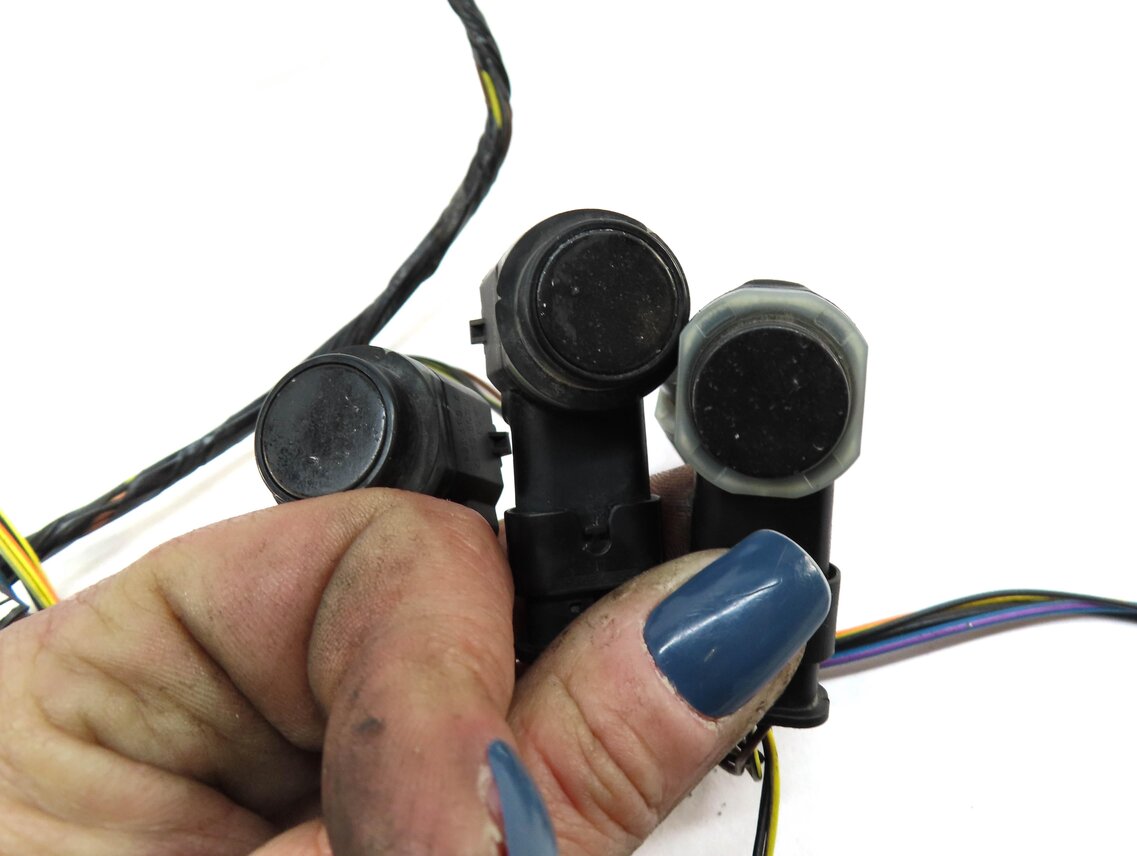 Thumbnail 3: 2012 RANGE ROVER SPORT (L320) REAR PARK DISTANCE PDC SENSOR SET4 BLACK & HARNESS