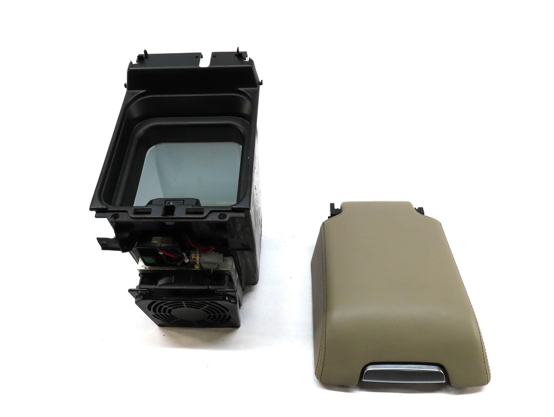 2010-2013 RANGE ROVER SPORT (L320) FRONT CENTER CONSOLE w/ COOLER (ALMOND BEIGE)