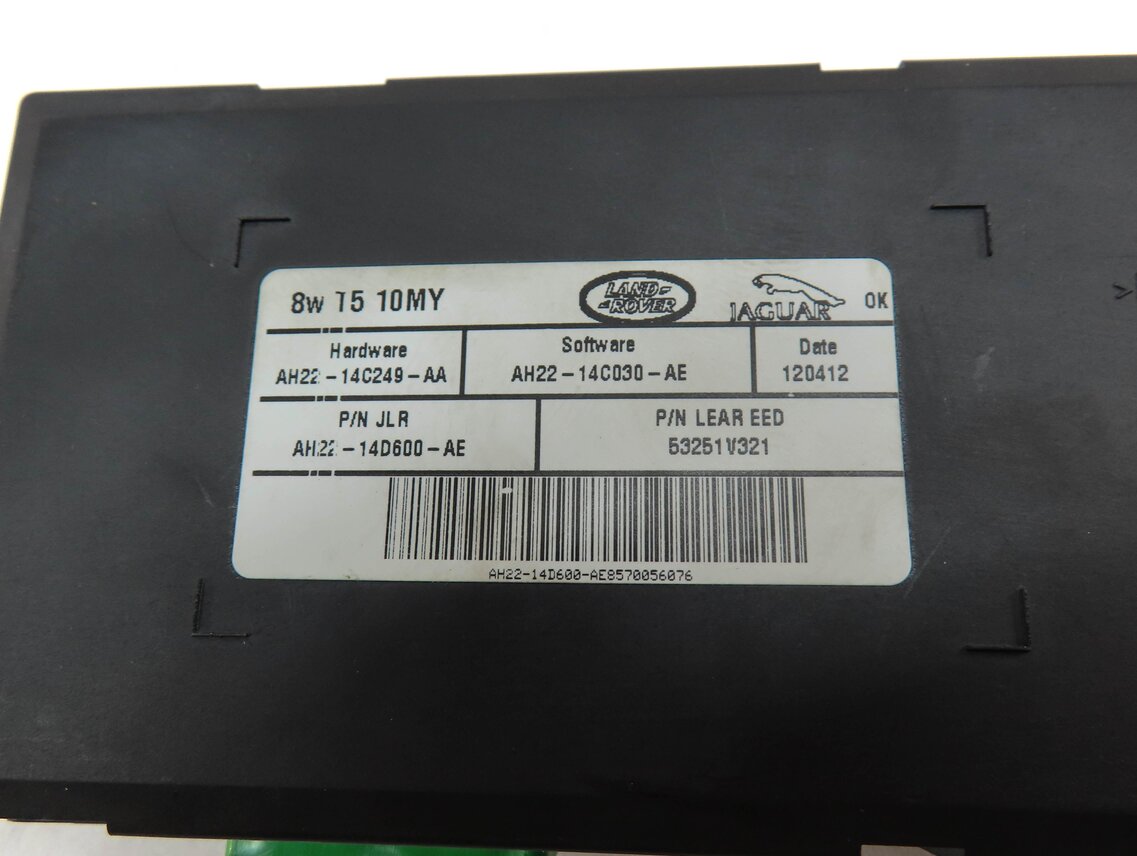 Thumbnail 5: 2012 RANGE ROVER SPORT (L320) FRONT LEFT DRIVER SEAT CONTROL MODULE AH2214C249AA