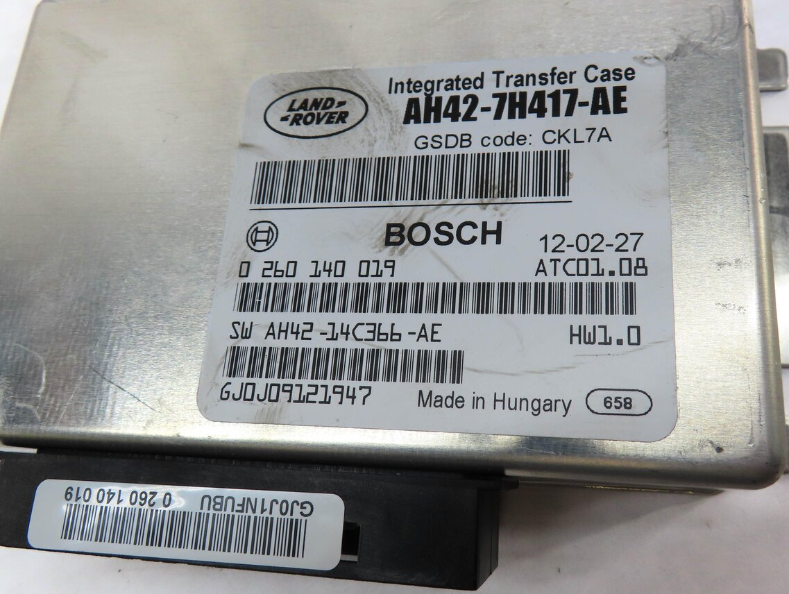 Thumbnail 4: 10-13 LAND ROVER LR4 RANGE ROVER SPORT (L320 L322) TRANSFER CASE CONTROL MODULE