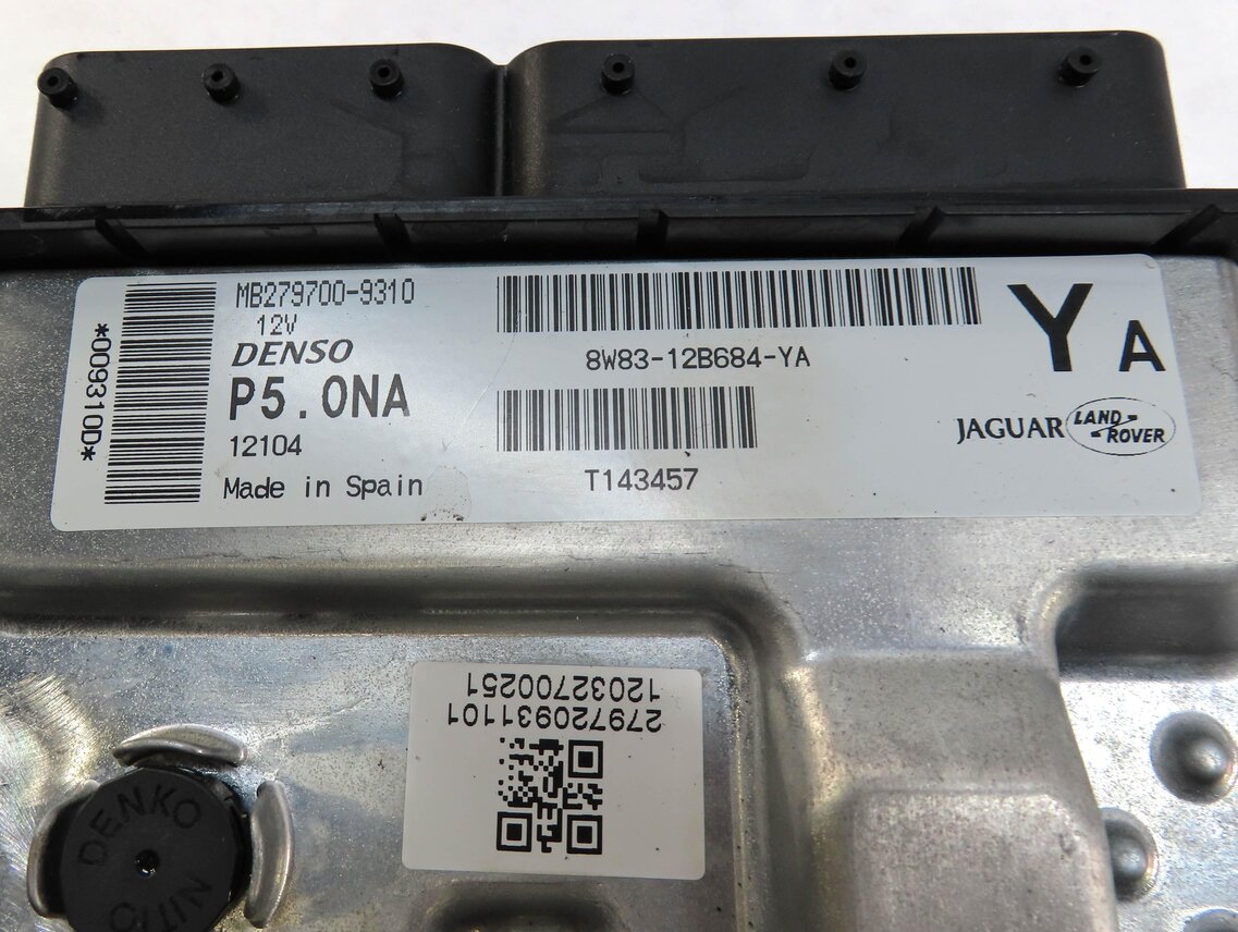 Thumbnail 14: 2012 RANGE ROVER SPORT L320 5.0L N.A. SPEEDOMETER ECM DEM ENGINE MODULE KEY SET