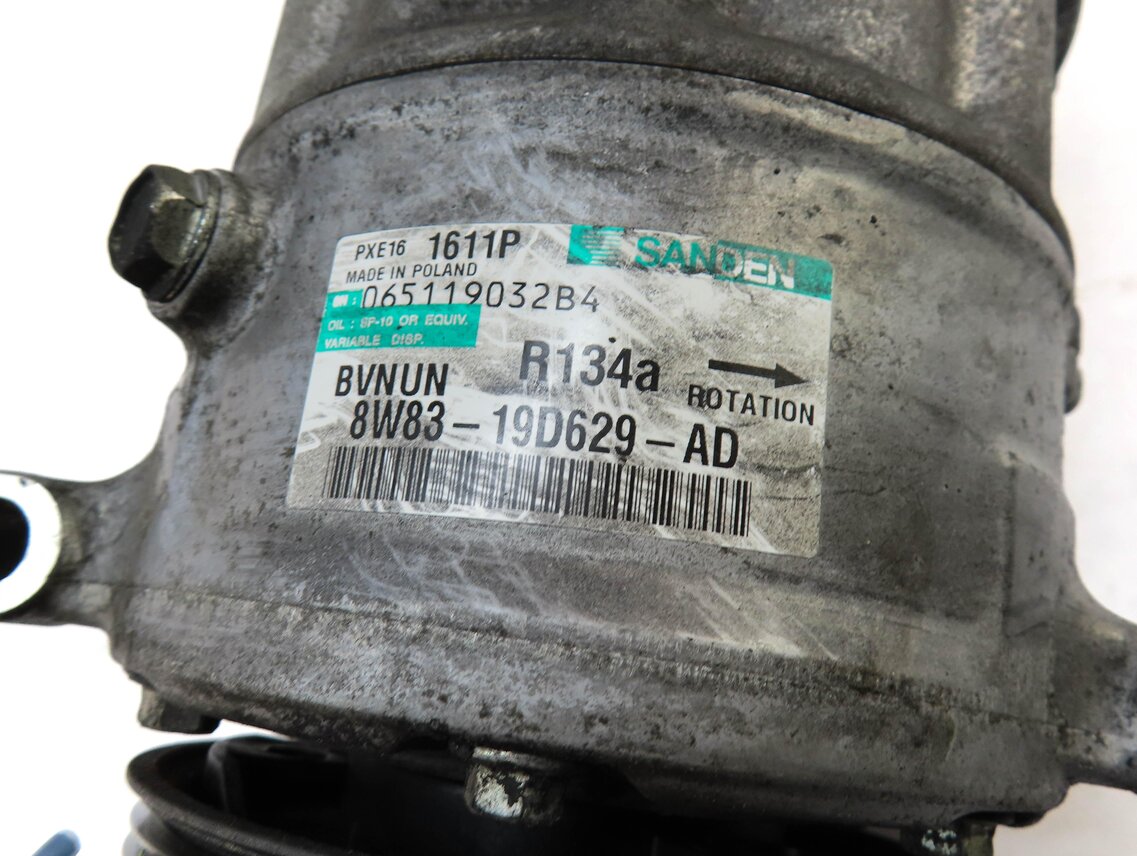 Thumbnail 6: 2010-2013 LAND ROVER LR4 - RANGE ROVER SPORT (L320) A/C AIR COMPRESSOR PUMP
