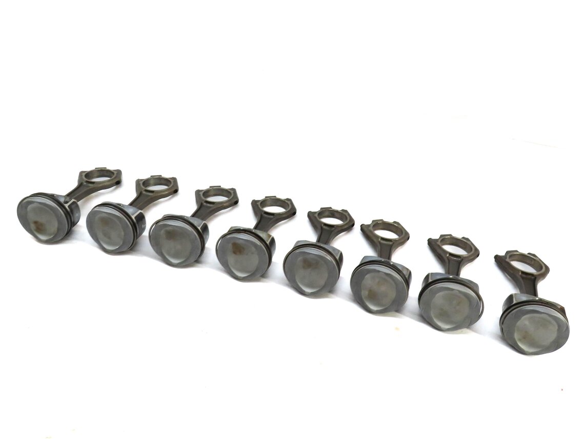 2012 RANGE ROVER SPORT L320 5.0L NATURALLY ASPIRATED ENGINE PISTON SET 8 w/ RODS
