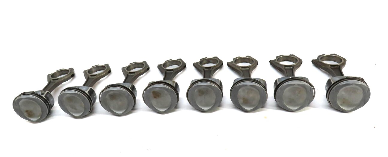 Thumbnail 3: 2012 RANGE ROVER SPORT L320 5.0L NATURALLY ASPIRATED ENGINE PISTON SET 8 w/ RODS