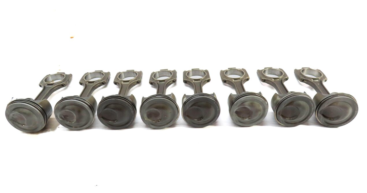 Thumbnail 3: 2008-2012 PORSCHE CAYENNE PANAMERA (957 970 G1) 4.8L TURBO PISTON w/ ROD SET-8